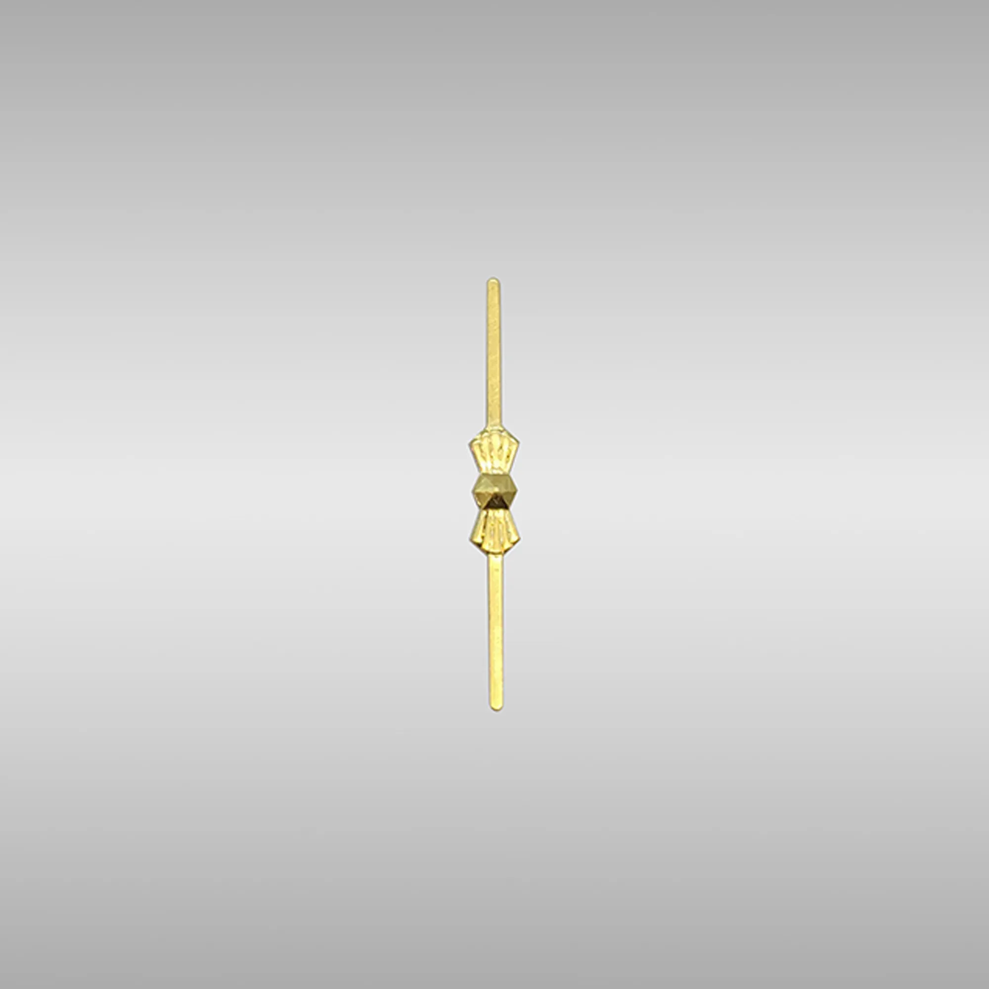 C90022  Bow Tie Straight Link Gold Finish 33mm
